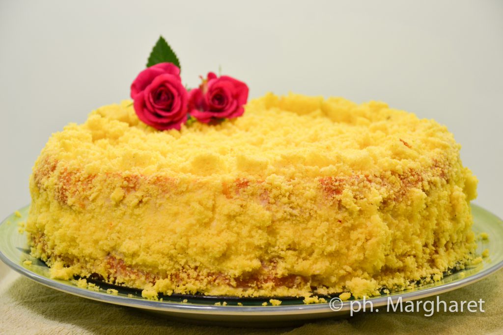 Torta Mimosa all’ananas senza glutine 