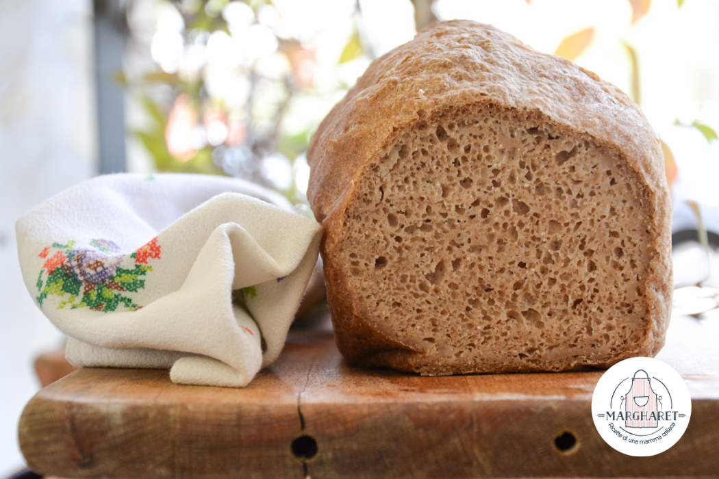 Pane con grani antichi e variante con altre farine