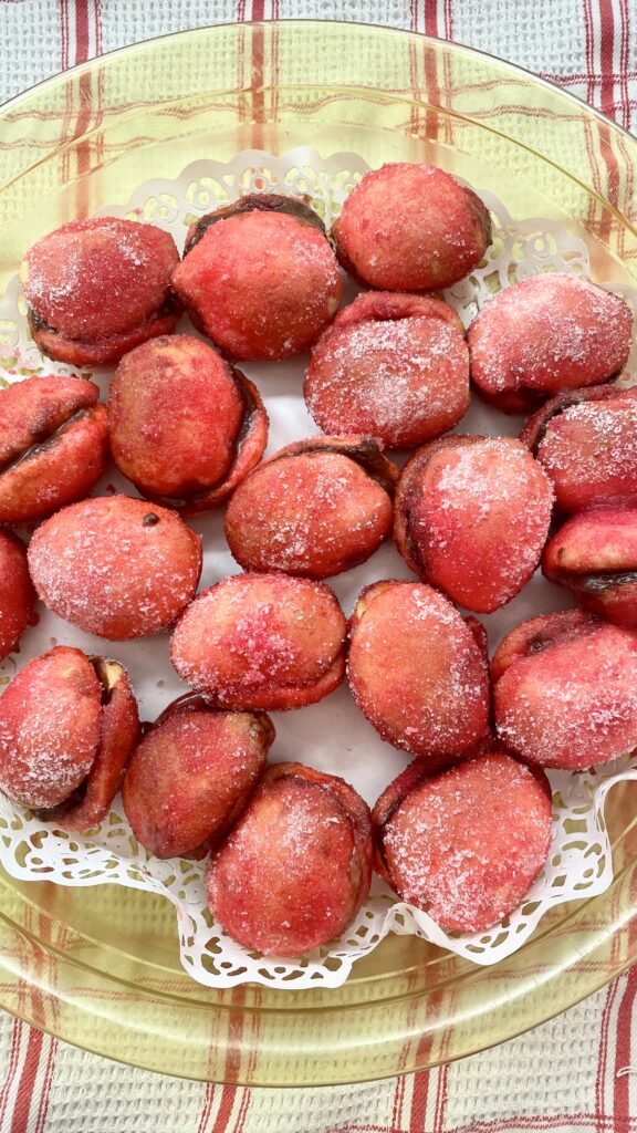 Pesche dolci senza glutine 