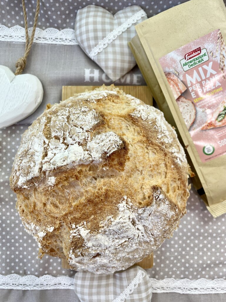Pane senza impasto senza glutine 